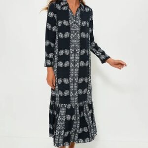 HYACINTH HOUSE NAVY FLORAL DRESS